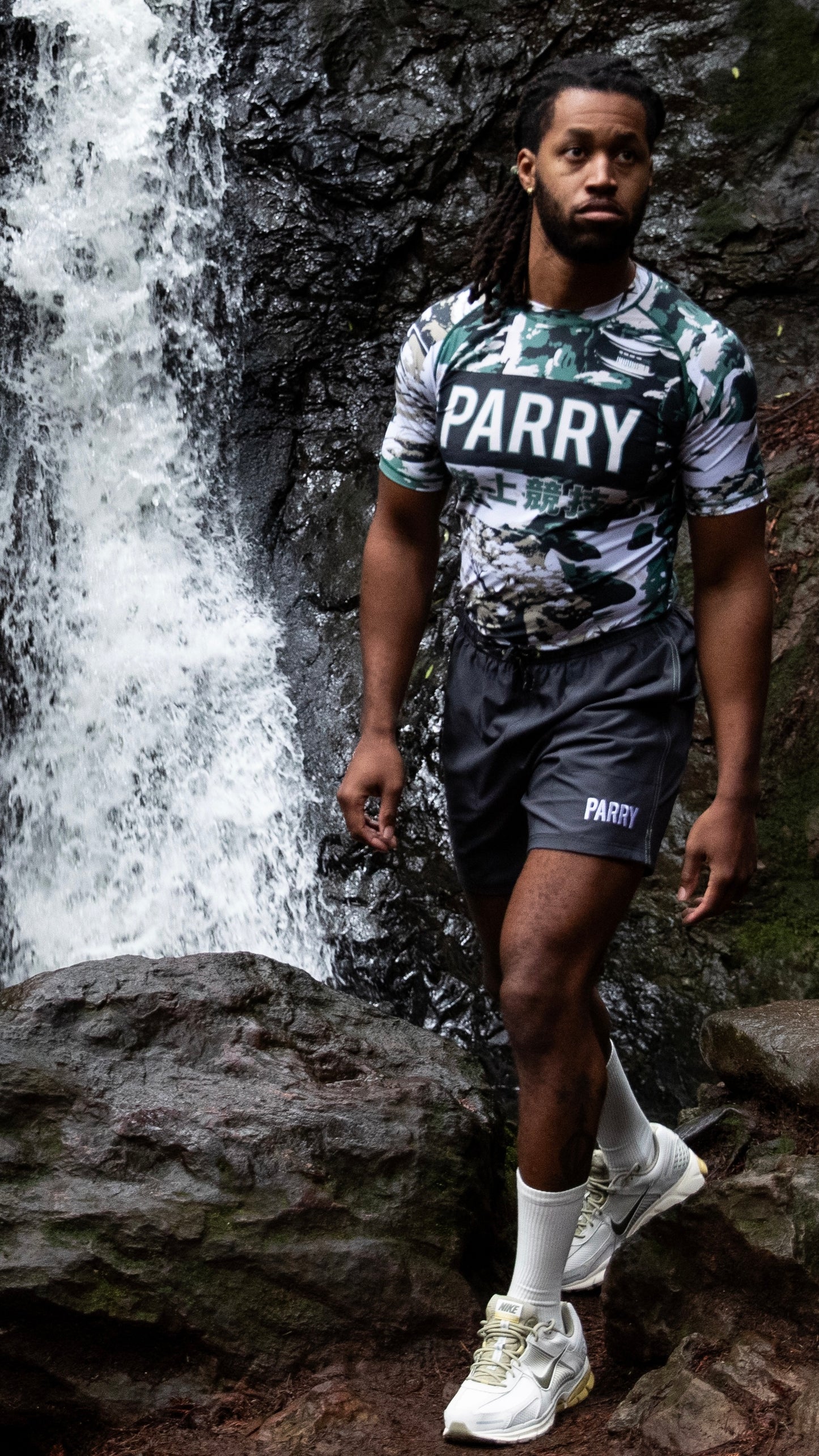 Shinrin Yoku Rashguard v.2 - Camo Sleeve