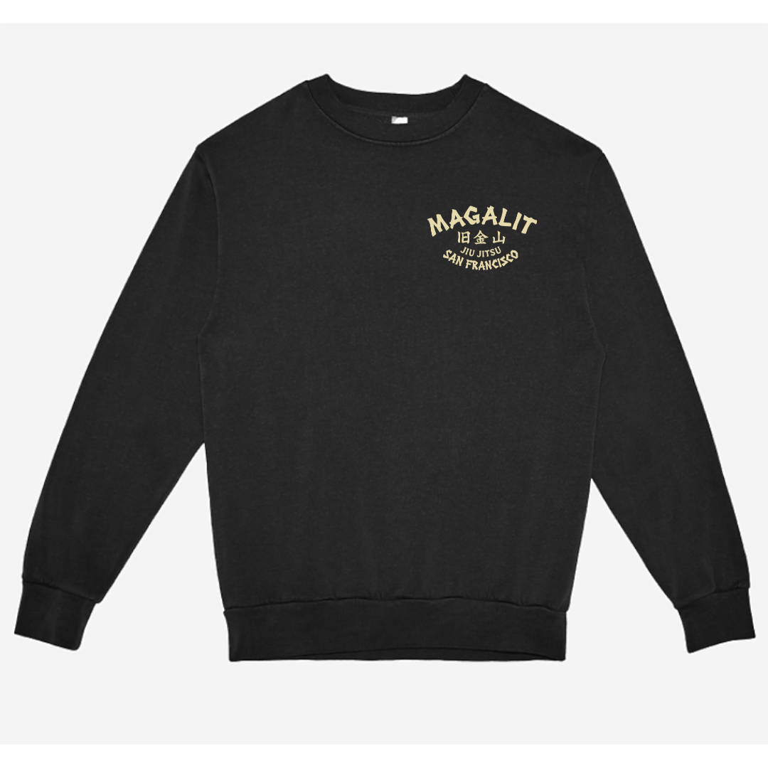 Magalit Jiu Jitsu - Old Gold Mountain Crewneck
