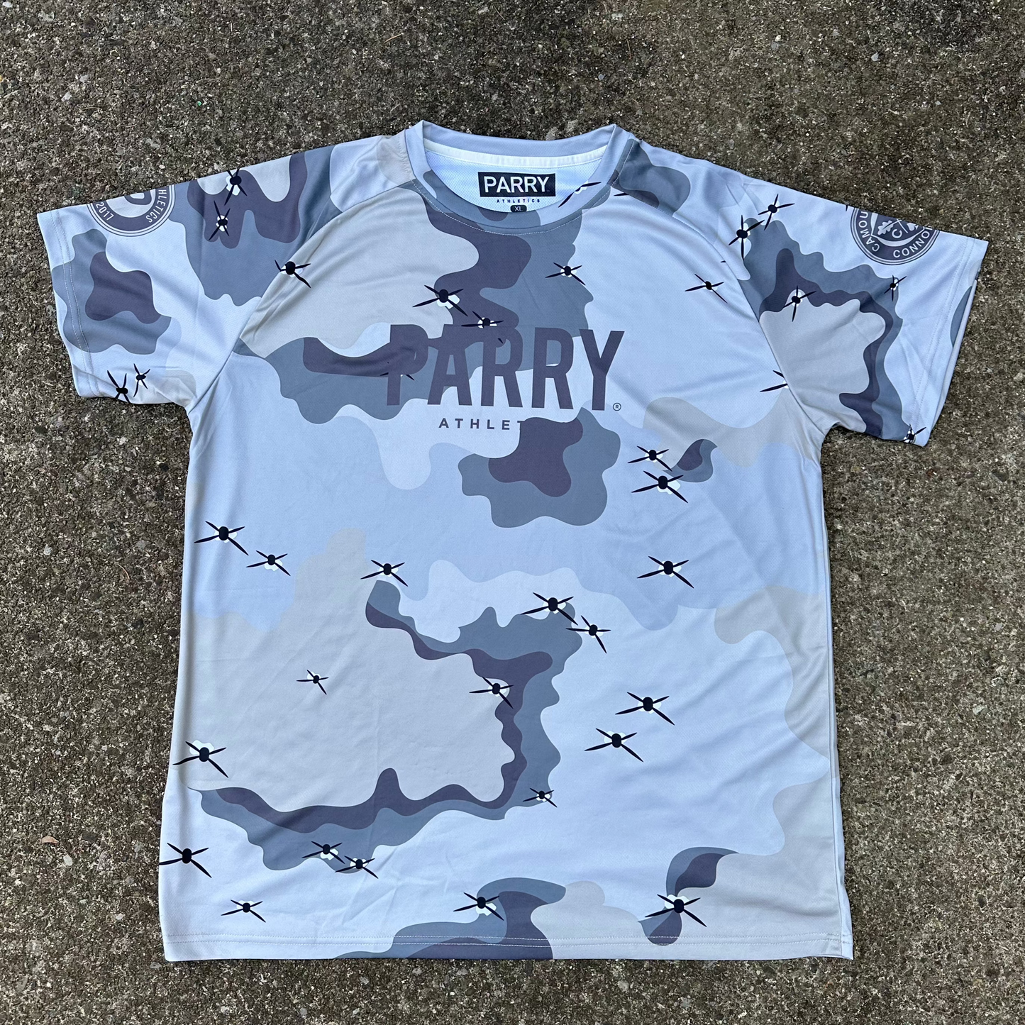 Barbed Wire Chocolate Chip Technical Tee