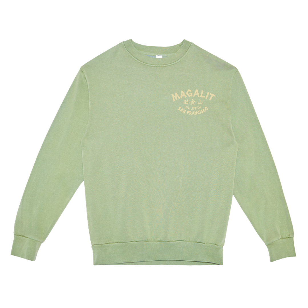 Magalit Jiu Jitsu - Old Gold Mountain Crewneck