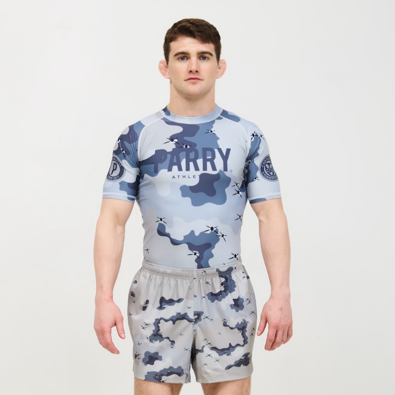 Barbed Wire Chocolate Chip Rashguard
