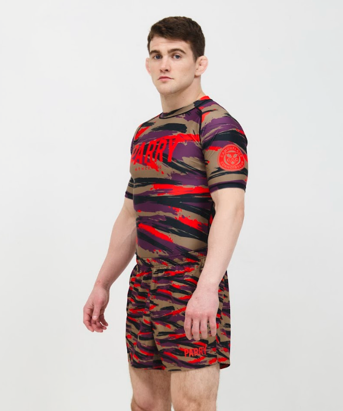 Street Fighter Bison Competition Short (5" inseam, no pockets)