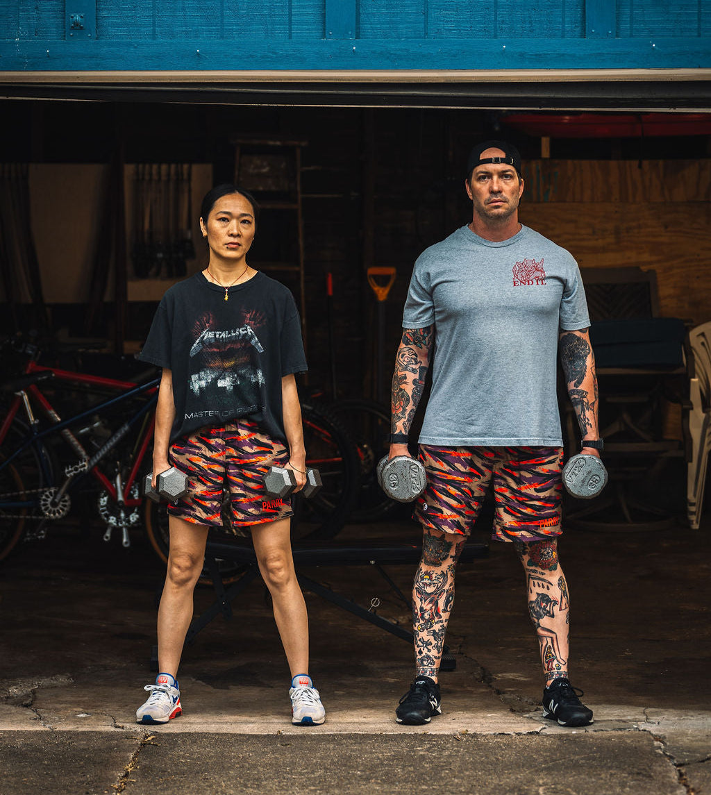 Street Fighter Bison Core Short (7" inseam, with pockets)