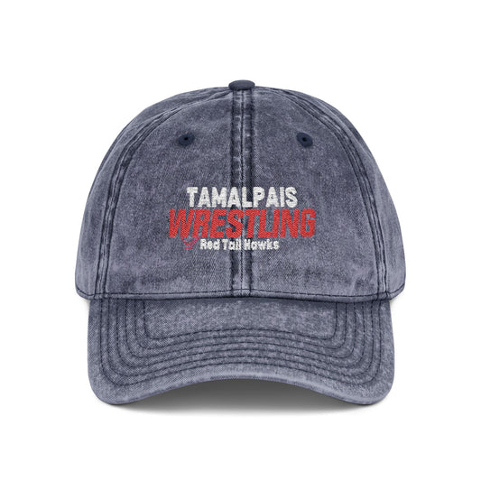 Tam Wrestling Vintage Embroidered Dad Hat