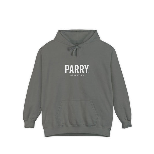 Parry Athletics Box Logo Garment-Dyed Hoodie