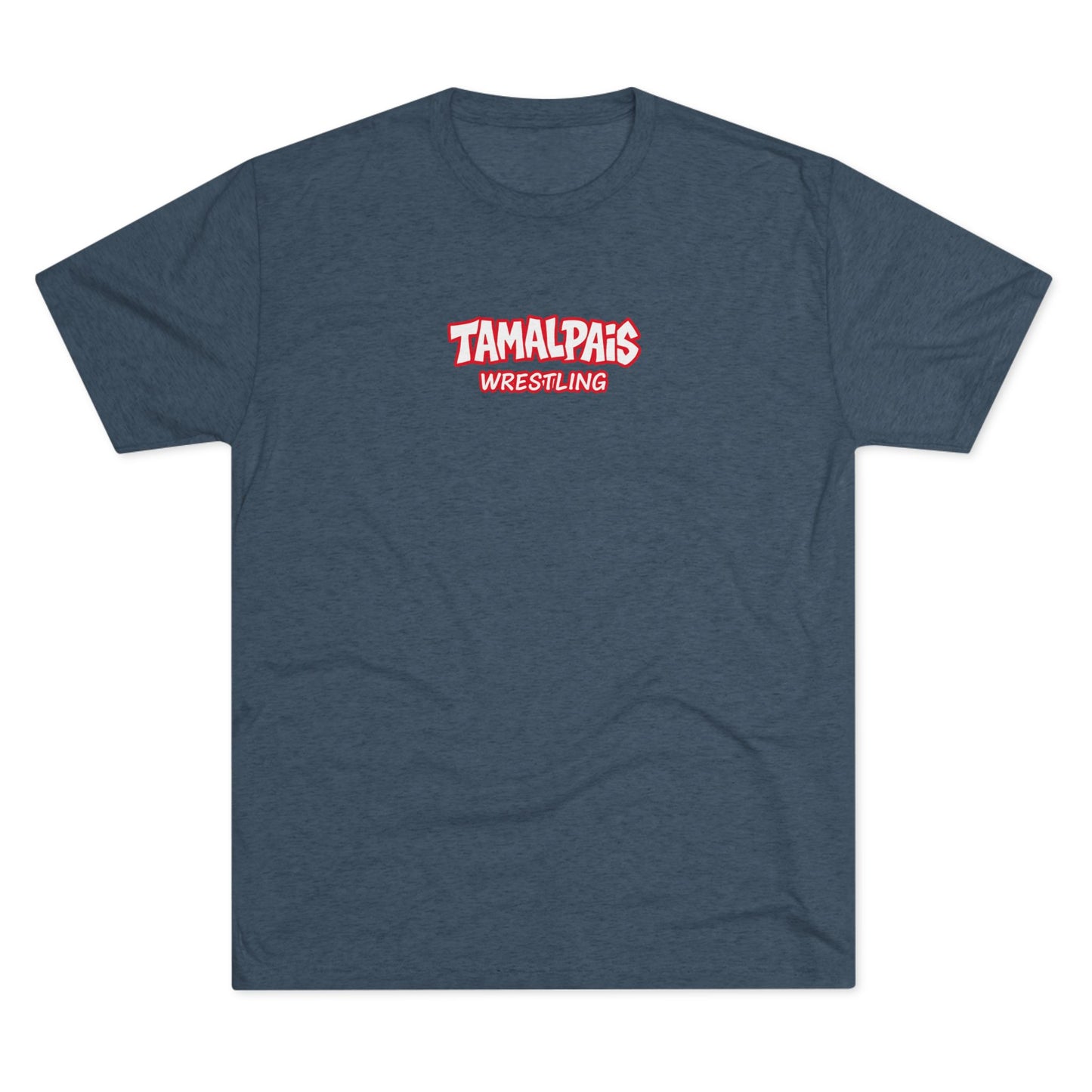 Tamalpais Wrestling - Take Warning - Tri-Blend Crew Tee