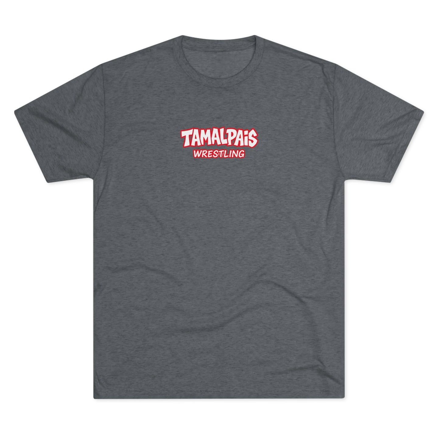 Tamalpais Wrestling - Take Warning - Tri-Blend Crew Tee