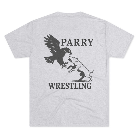 Parry Wrestling - Life's Hard - Tri-Blend Lightweight Tee