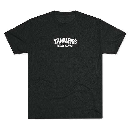 Tamalpais Wrestling - Take Warning - Tri-Blend Crew Tee