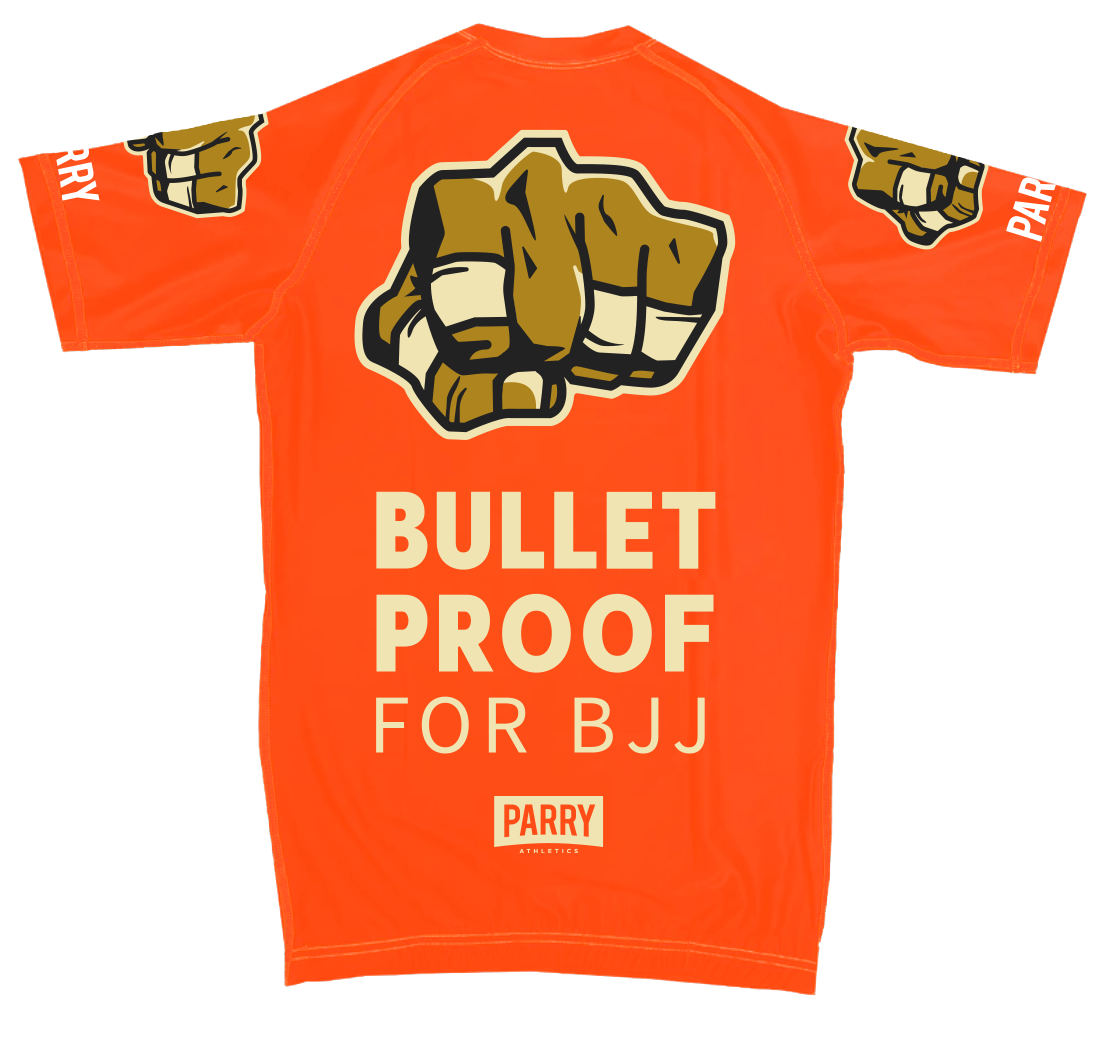 Bulletproof for BJJ Rashguard Orange