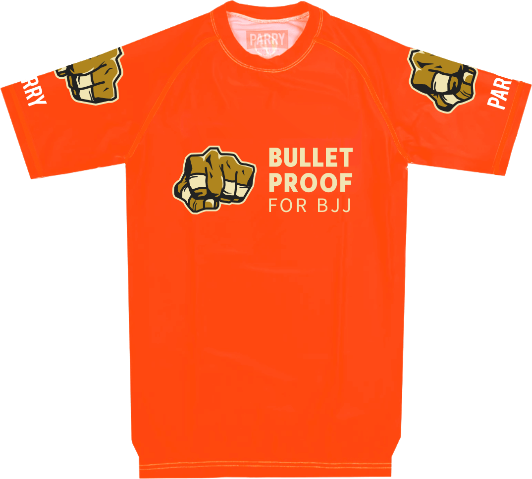 Bulletproof for BJJ Rashguard Orange