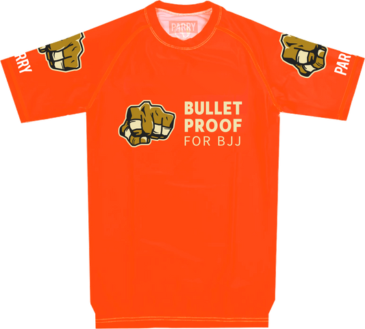 Bulletproof for BJJ Rashguard Orange