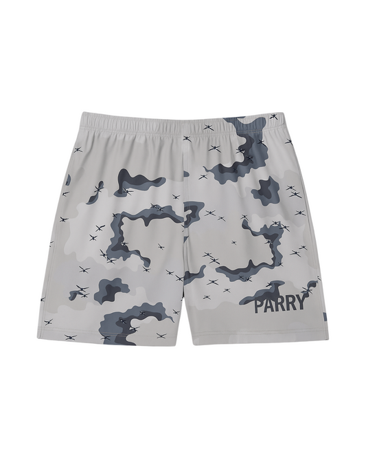 Barbed Wire Chocolate Chip Competition Short (5" inseam, no pockets)