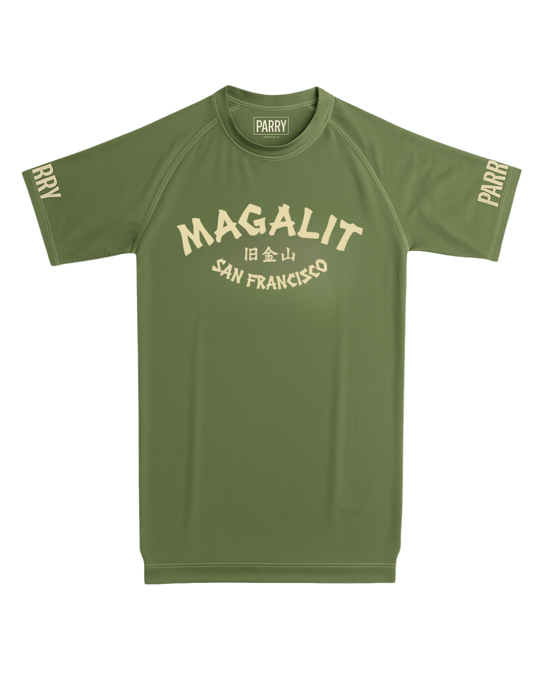 Magalit - Old Gold Mountain Olive Drab Rashguard