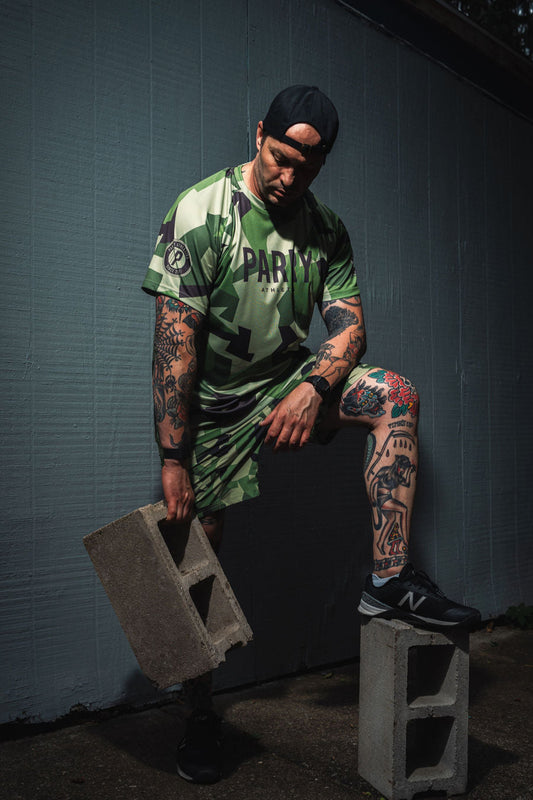 Special Edition - Color Blocked Camouflage Connoisseur Core Shorts (7" inseam, with pockets) (Copy)