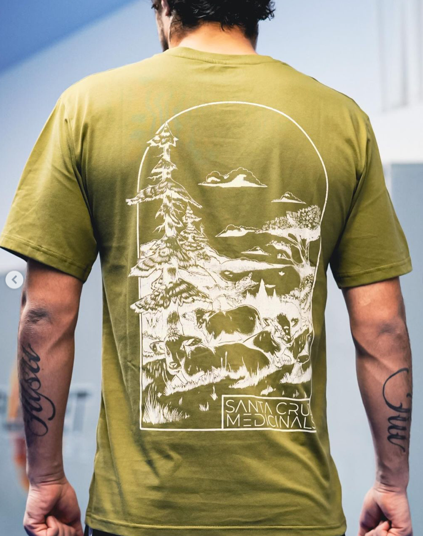 Santa Cruz Medicinal Tee - Olive