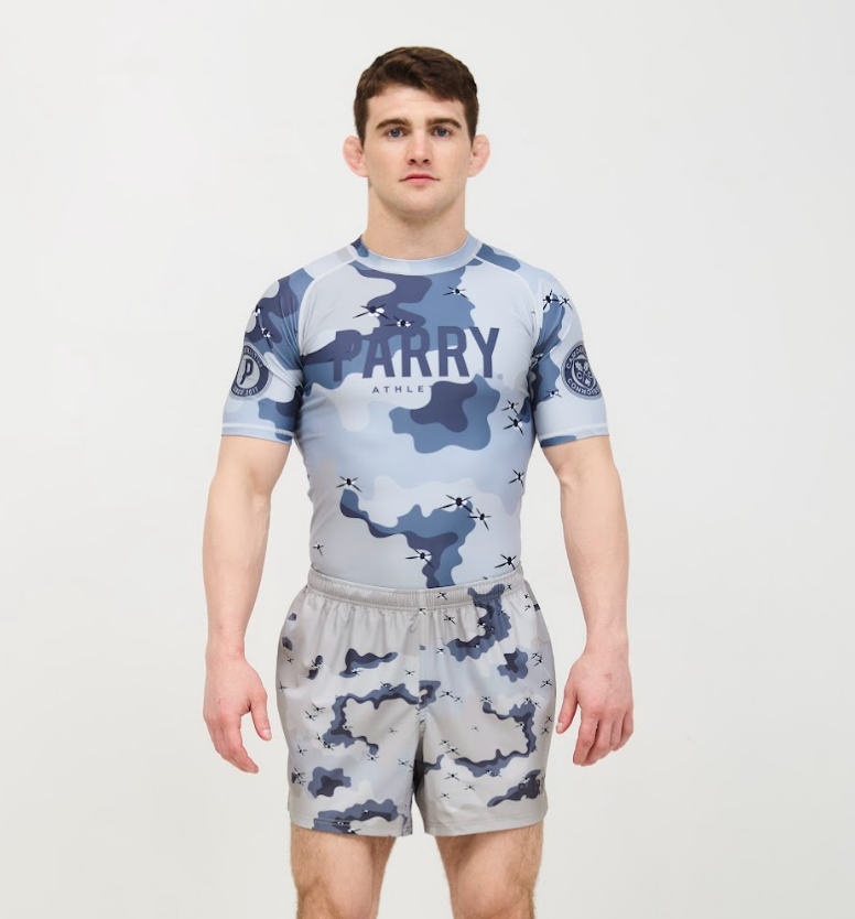 Barbed Wire Chocolate Chip Rashguard