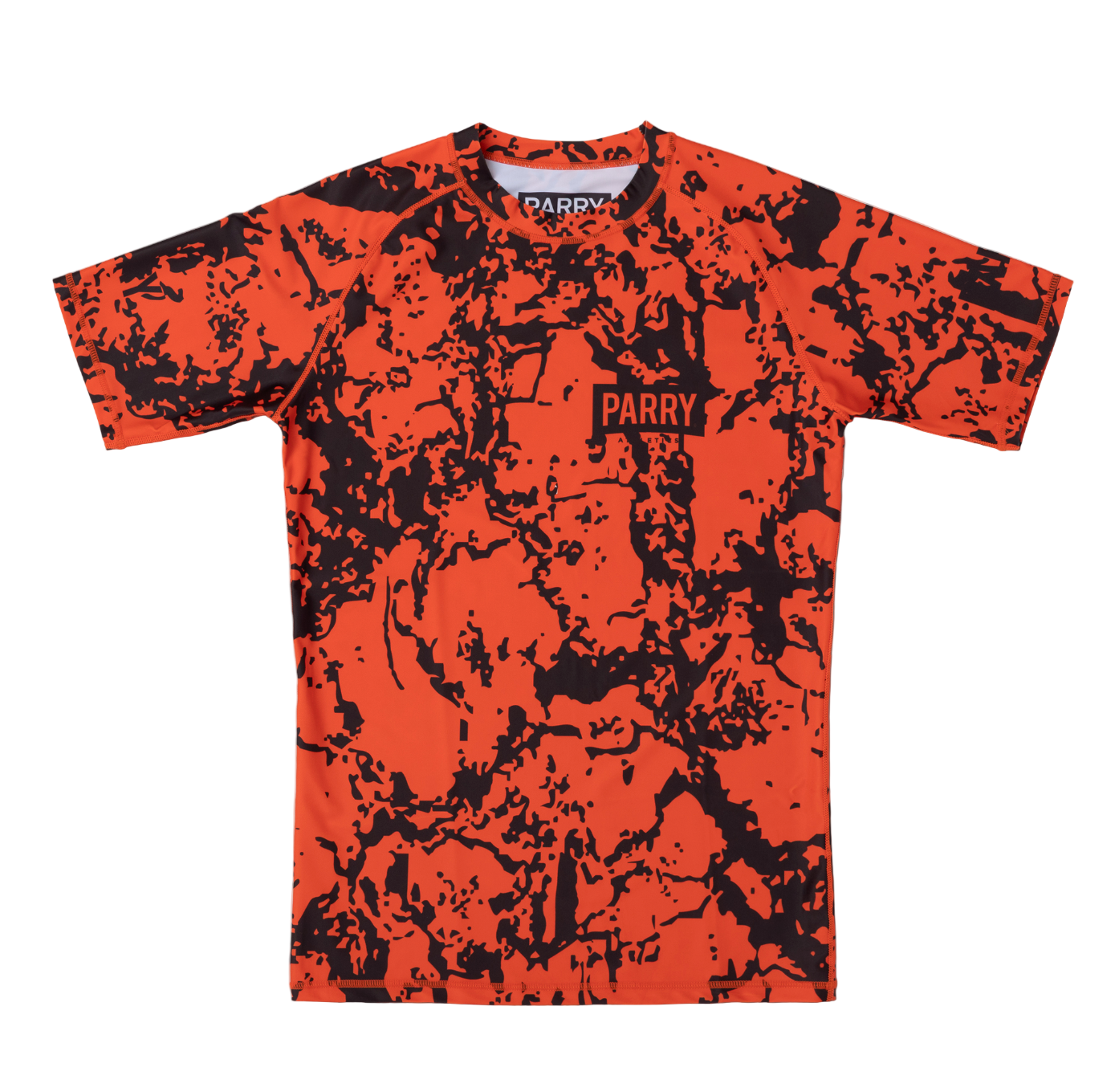 Blaze Orange Woodland Rashguards