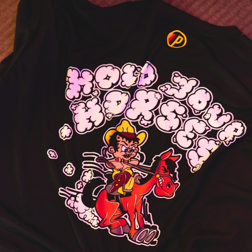 *Preorder* Hold Your Horses! - Concrete Cowboy Rashguard & Technical Tee