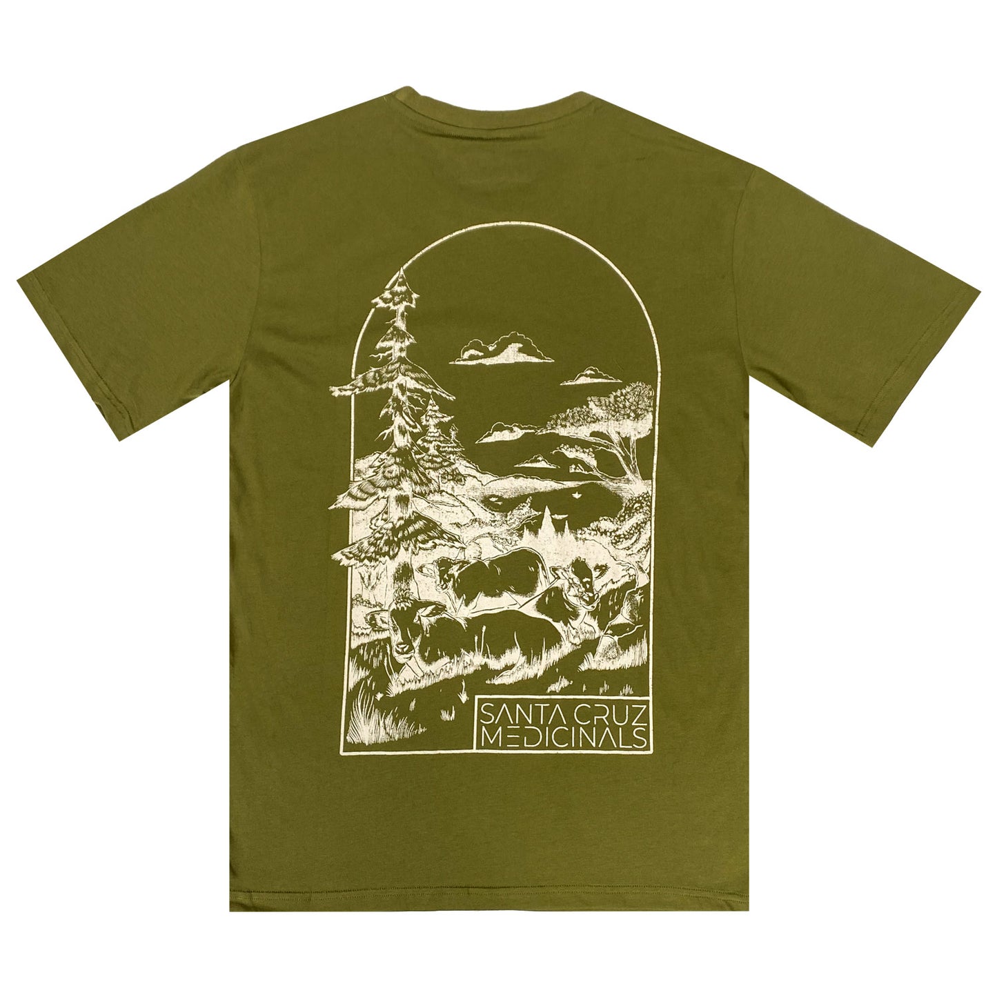 Santa Cruz Medicinal Tee - Olive