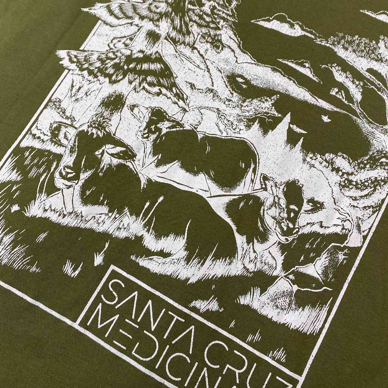 Santa Cruz Medicinal Tee Olive Parry Athletics