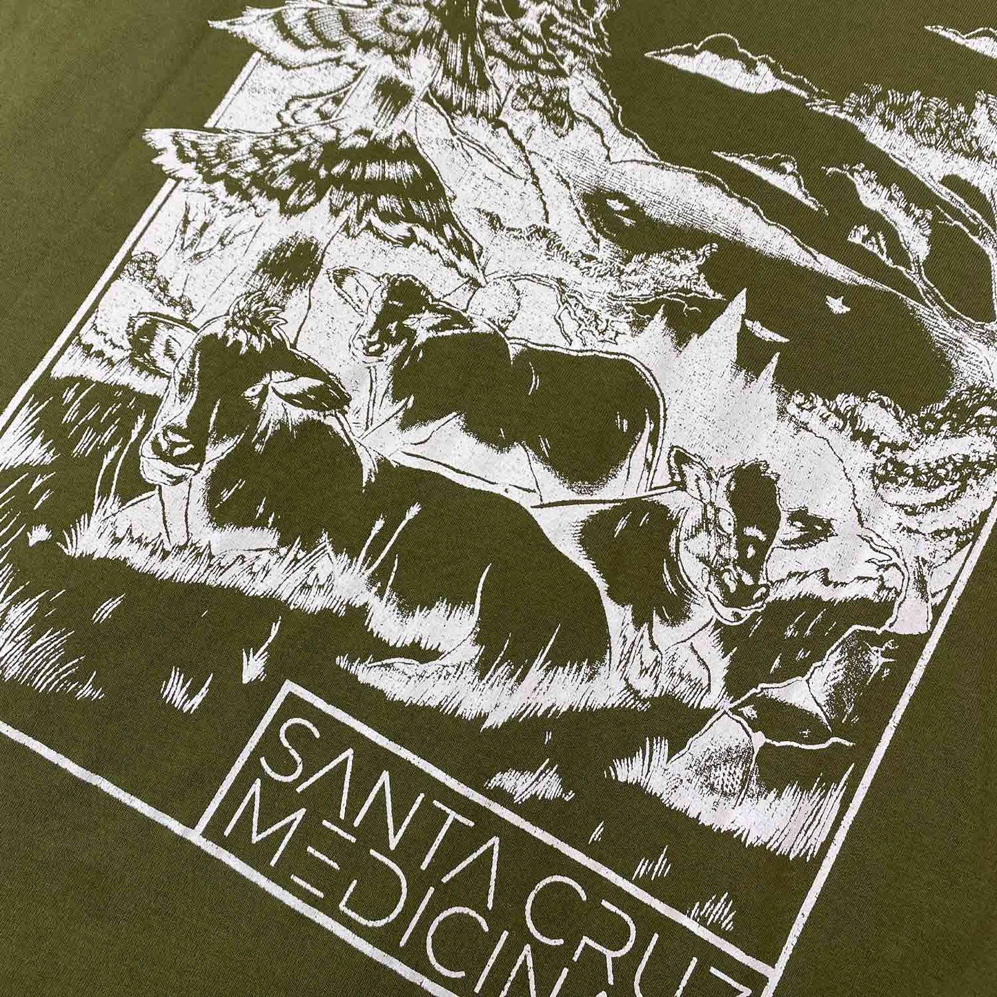 Santa Cruz Medicinal Tee - Olive